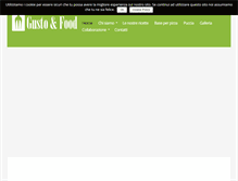 Tablet Screenshot of gustoefood.it